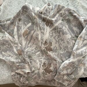 Abercrombie & Fitch Oversized Camo Hoodie